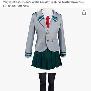 Tsuyu Asui school uniform cosplay/costume
